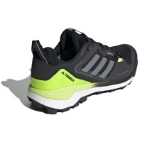 Кроссовки Adidas TERREX SKYCHASER черные с салатовым